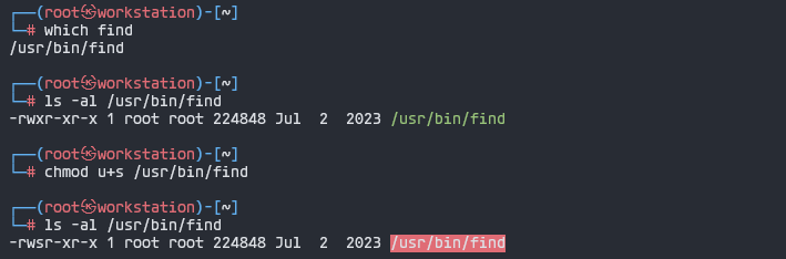 Add SUID permission to 'notroot' user